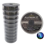 Linha Pesca Monofilamento Platinum Xt 0 50mm 10 Und 100m