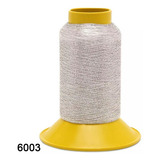 Linha Setta Lumina Para Bordar Metalizada Cone De 1000mts Cor 6003 Prata Claro