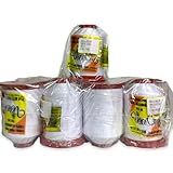 Linha Vera Cruz Para Pipa Fio 04 De 1000 Jardas 100 Algodão Tex 111 Cor Branco 12 Unidades Dúzia