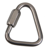 Link Delta Em Aço Inox 316 De 10mm Com Trava De Segurança