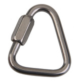 Link Delta Em Aço Inox 316 De 8mm Com Trava De Segurança