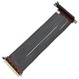LINKUP Cabo Riser Ultra PCIe 4 0 X16 RTX4090 RX6950XT X570 B550 Z690 Testado Suporte Vertical De Alta Velocidade Blindado PCI Express Gen4Universal 90 Graus Soquete 30 Cm 11 8 3 0 Gen3 Compatível 