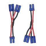 LinsyRC Cabo Conector De Bateria Paralela EC5 Plugue 1 Fêmea Para 2 Machos Divisor Adaptador Para DJI Phantom Quadcopters Multirotors RC LiPo Battery