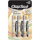 Lip Balm ChapStick Protetor Labial Sabor Cake Batter Kit 3 Unidades