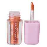 Lip Gloss Brilho Labial Ruby Rose Glitter Hidratante Cor Bonfire