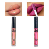 Lip Gloss Brilho Labial Uni Makeup Acabamento Brilhante Cor 01