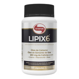 Lipix 6 120 Cápsulas Óleo De Cartamo Cafeína Vitafor Sabor Sem Sabor