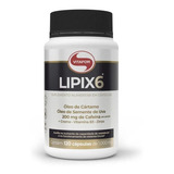 Lipix 6 120 Cápsulas Óleo De Cartamo Cafeína Vitafor