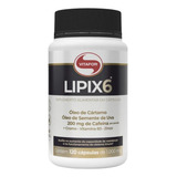 Lipix6 120 Caps Vitafor óleo De Cártamo oleo Uva cafeína 