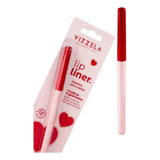 Lipliner Vizzela Lapiseira Labial Retrátil 04 Guerreira