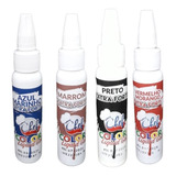 Liquid Gel Extra Forte Corante Alimentício Iceberg Kit 4unid