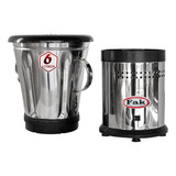 Liquidificador Baixa Rotação Industrial 6 Litros 800w Inox