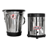Liquidificador Baixa Rotação Industrial 6 Litros 800w Inox