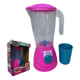 Liquidificador Brinquedo Infantil Cozinha Rosa Com