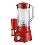Liquidificador Britania Diamante 800 Com Filtro 4 Velocidades 900w Vermelho 110v 220v