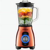 Liquidificador Copo De Vidro C 1 5 L 1000w Gradiente 220v Cor Preto E Cobre