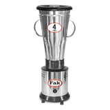 Liquidificador Industrial Fak Comercial Residencial Lar 4 4 L Cinza Com Jarra De Aço Inoxidável 110v