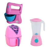 Liquidificador Infantil Batedeira De Brinquedo Air Fryer
