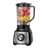 Liquidificador Mondial Turbo Inox L 1200 3l 1200w Preto inox