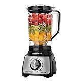 Liquidificador Turbo Mondial Preto Inox 1100W 220V L 1100 BI