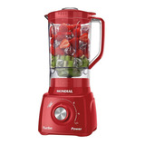 Liquidificador Turbo Power Mondial Vermelho 550w L 99 Fr 220v