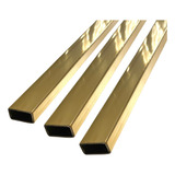 Listelo P Acabamento Decorativo Inox 20x10x2000mm Dourado