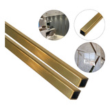 Listelo P Acabamento Decorativo Inox Dourado 10x10x1000mm