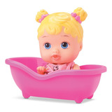 Little Dolls Bebê Banheirinha loira Divertoys 8022