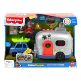 Little People Fisher Price Adventure And Learning Camper Cor Azul