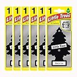 LITTLE TREES Aromatizador De Ar árvore MTZ04 Fragrância De Gelo Preto Para Carro Casa Barco Caravana Pacote Com Seis