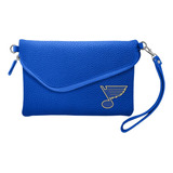 Littlearth Feminino Nhl St. Louis Blues Pebble Bolsa Crossbo
