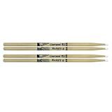 Liverpool Baquetas American Hickory 5A Ponta De Nylon Kit Com 2 Pares Clássica