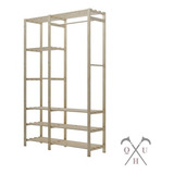 Livreiro Design Arara Prateleiras Organizadoras Pinus Promo Cor Madeira Natural