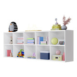 Livreiro Duplo Horizontal Branco