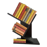 Livreiro Estante De Mesa Prateleira Revistas Gibi Mdf