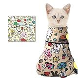 LIVREO Envoltório Para Gatos Envoltório De Cuidados Para Gatos Bolsa De Cuidados Ajustável Antiarranhões Para Gatos Perfeita Para Cortar Unhas Limpeza De Orelhas E Escovar Os Dentes 70 X 70 Cm 