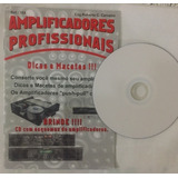 Livreto Com Dvd De Esquemas Amplificadores Profissionais