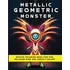  Livro: Monstro Geométrico Metálico: Livro De Colorir Para A