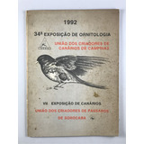 Livro 34 Exposição De Ornitologia União Dos Criadores De Canários De Campinas D1