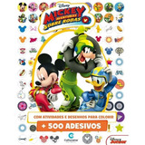 Livro 500 Adesivos E Atividade Mickey