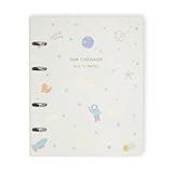 Livro Álbum Argolado Do Bebê 18X24 Off White- Cicero