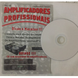 Livro Amplificadores Profissionais Dicas E Macetes Com Cd De Esquemas Amplificadores Profissionais 