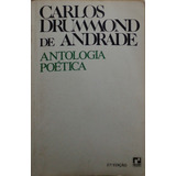 Livro Antologia Poética capa Branca Andrade Carlos Drummond 1999 
