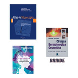 Livro Atlas De Tricoscopia Tricologia Recursos Terapêuticos Cirurgia Dermatológica Cosmética brinde 