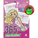 Livro Barbie 365 Caça palavras Crianças Filhos Infantil