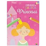 Livro BLOCO De Colorir Princesas