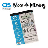 Livro Bloco Lettering Cis A4 180g 28fl Karol Stefanini Esto