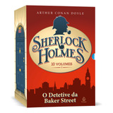 Livro Box Sherlock Holmes Com 10 Livros
