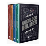 Livro Box Sherlock Holmes Obra Completa 4 Volumes Arthur Conan Doyle 0000 