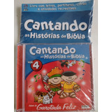 Livro Cd Cantando As Histórias Da Bíblia 4 Lacrado